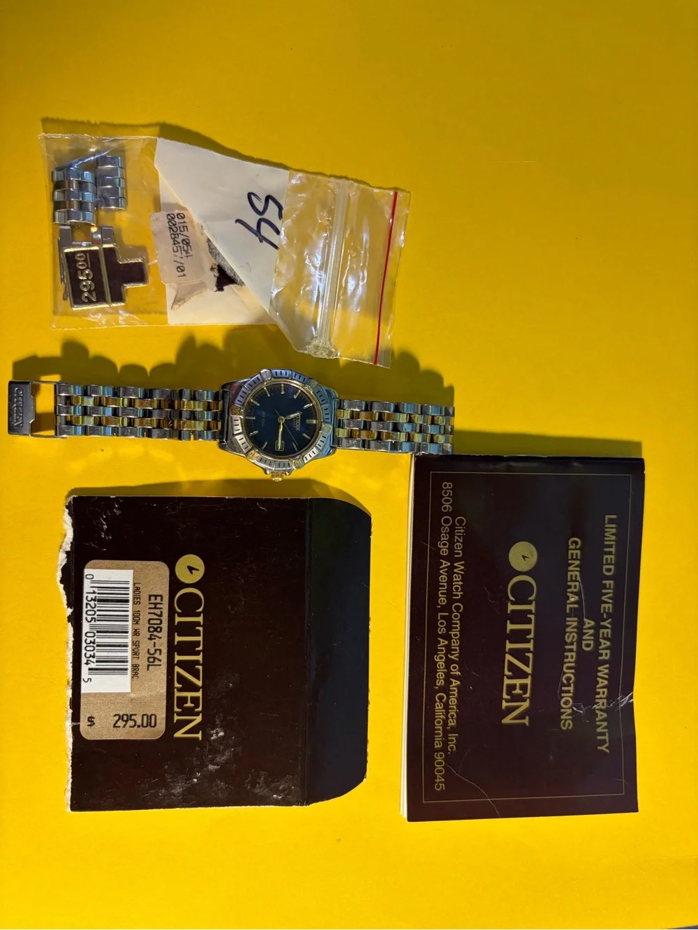 Citizen Women’s Two-Tone Bracelet Watch with Blue Dial